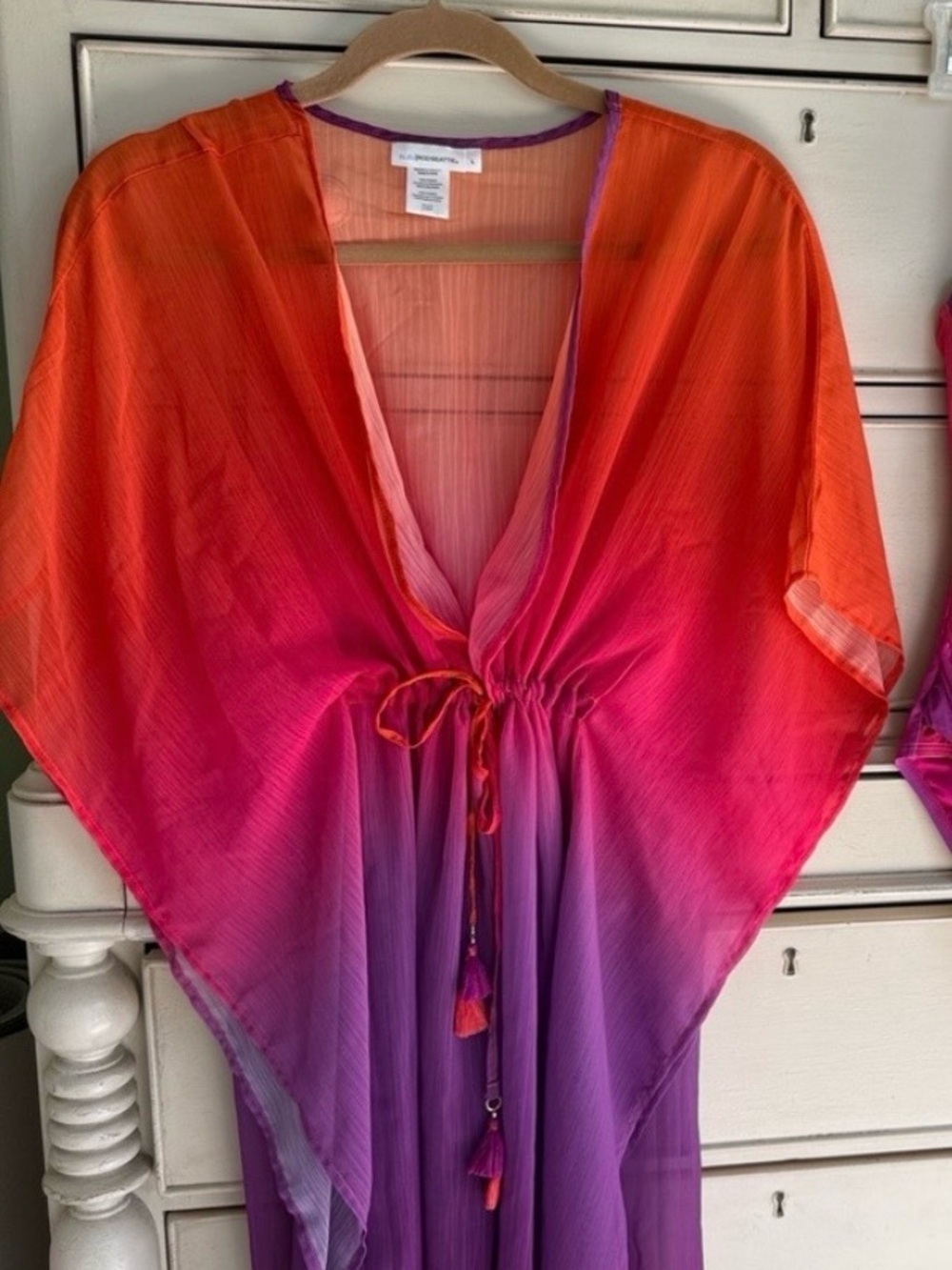 Bleu Rod Beattie
Desert Mirage Flutter Sleeves Caftan Swim Cover-Up